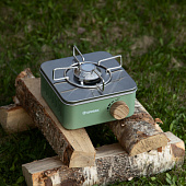  Плитка газовая ЕРМАК  походная, 2,8 кВт, 21,5х13,3х22,8 см 116-009 