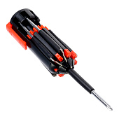  Фонарь  12 х 4 см "Мастер К", 8 в 1, 6 LED, 3 Вт 