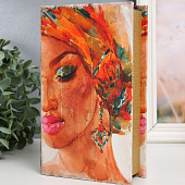  Сейф-книга Красивая девушка, 21х13х5 см, дерево, кожзам, 9079004 