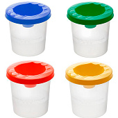  Стакан-непроливайка Пчелка, одинарный с крышкой и держателем, СН-2 