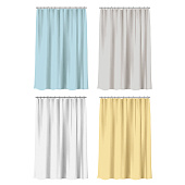  Штора для ванной 200x200 полиэстер XL 4 цвета 461-536 Vetta 