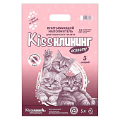 Наполнитель Кисс Клининг 5 л впитывающий ЭКОНОМ Наполнитель Кисс Клининг 5 л впитывающий ЭКОНОМ