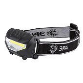  Фонарь Налобный, GB-501, "Блэкджек" (3Вт COB , 3хААА, 3 режима, бл)/ЭРА 