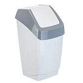  Контейнер для мусора 7 л мрамор, беж.мрамор, М2470 