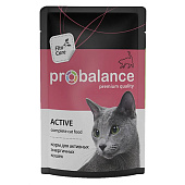  Влажный корм ПРОБаланс для активных кошек 85 гр 
