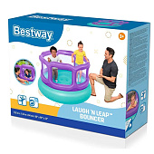  Батут Bestway игровой Laugh'n Leap 152x152x84см, 4 колышка, запл д/ремонта, до 55кг, 3+ арт.52646 Код272072 