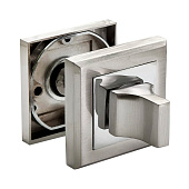  Накладка фиксатор квадрат RUCETTI RAP WC-S SN/CP бел.никель/хром 