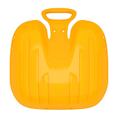  Санки-ледянки с мягкой сидушкой «Вираж», желтые, 39?37см 10919111 