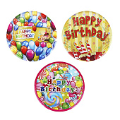 Капитан Весельчак Набор бумажных тарелок, 6 шт, d18см, AF, 3 вида Капитан Весельчак Набор бумажных тарелок, 6 шт, d18см, AF, 3 вида