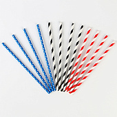  Трубочки бумажные 12 шт «Пати» 9909147 