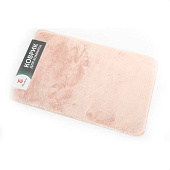  Коврик для ванной 60х90 песочный меховой  В755-3 