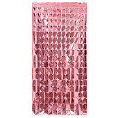  Праздничный занавес 100х200 см, цвет розовое золото, 7016033 