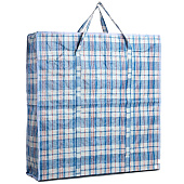  Сумка хозяйственная на молнии, 47 л, цвет синий 