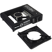  Плитка газовая ЕРМАК с керамическим нагревателем, переходник, кейс, 34х26х9см 116-038 