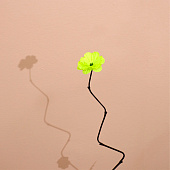  Интерьерный декор из бамбука, цветы пластик 200 см салатовый   7779953 