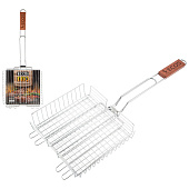 Решетка-гриль ECOS Х-381D 22x22 см, общая длина 58 см 999619 Решетка-гриль ECOS Х-381D 22x22 см, общая длина 58 см 999619