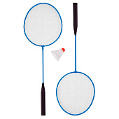  Игровой набор Бадминтон металлические ракетки 2шт+волан, 261-005 