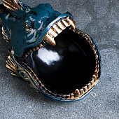  Подставка конфетница Пиранья, синяя, 18х28х16 см, 7357595 