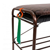  Подставка для обуви Альфа 33 с сиденьем и ящиком, коричневый ПДОА33СЯЧ 