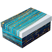 Подарочная коробка «Golden lines», 18х12х7 