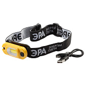  Фонарь налобный аккумуляторный  GA-801, мощный,  яркий, 4режима ЭРА 