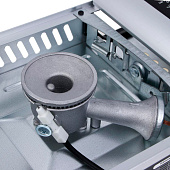  Плитка газовая ЕРМАК с цанговым захватом, переходник, кейс, алюминий, 25х20х7,7см 116-060 