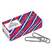  Скрепки 33 мм 100 шт оцинкованные овальные Attomex, 4135302 