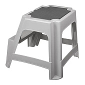  Табурет со ступенькой 472х486х418мм Volf светло-серый  431260730 Быт 