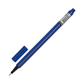  Ручка капиллярная синяя (линер) Brauberg Aero, трехгранная, металлический наконечник, 0,4 мм,142253 