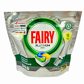  Капсулы для посудомоечных машин FAIRY Platinum All in 1 Лимон 12шт 