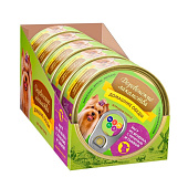  Влажный корм для собак Домашние обеды ягненок, печень 100г 