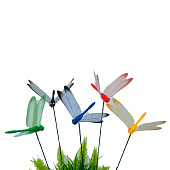  Штекер садовый Стрекоза 9х5.5см h=25см, микс 2024-3251 