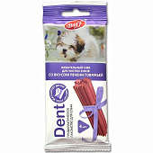  Лакомство для мелких собак DENT жевательный снек печень 40г 