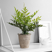  Искусственный цветок в горшке Хамедорея эстра, 22х8,5 см, микс, 10463222 