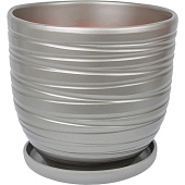  Керамический горшок Рельеф с подставкой, 4,7 л. BH-95-3 