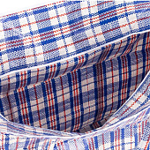  Сумка хозяйственная, 115 л, цвет синий/белый 