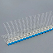 Профиль-капельник ПВХ с армир.сеткой 10х10см L2.5м /Лига Профиль-капельник ПВХ с армир.сеткой 10х10см L2.5м /Лига