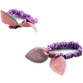 Резинки для волос ушки 2шт d 4см, цвет: розовый Резинки для волос ушки 2шт d 4см, цвет: розовый