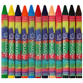 Мелки восковые 12цв Attomex, 8077812 
