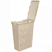  Корзина для белья 50л Лофт узкая латте 5650020 