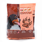  Сухой корм Дилли говяжья печень со овсянкой 1кг 
