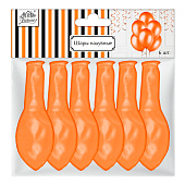  Набор воздушных шаров Friendly Birthday  оранжевый перламутр 6 шт L0312-OR 