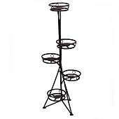  Подставка д/цветов Каскад-6 напольная 140см антик/медь 