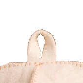  Шапка для бани Я за ЗОЖ, но у меня гибкий график, полушерсть 