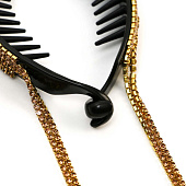 Зажим для волос жемчужный со стразами арт. 507 Зажим для волос жемчужный со стразами арт. 507