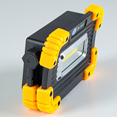  Светодиодный прожектор-светильник аккумуляторный, 9 Вт, 1200 мАч, 3 ААА, USB 