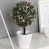  Искусственный цветок в горшке Цветные листочки 10х19 см, микс 1659309 