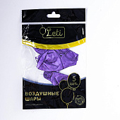  Набор воздушных шаров Хром фиолетовый 5 шт 4986587 