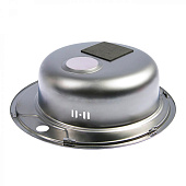  Мойка врезная D49см 0,8мм круглая с сифоном Melana 