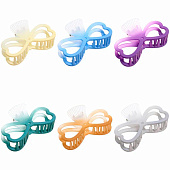 Заколка-краб для волос Мон Ляруш, бантик, микс 6 цветов, 9,5 см, блистер, 746-468 Заколка-краб для волос Мон Ляруш, бантик, микс 6 цветов, 9,5 см, блистер, 746-468